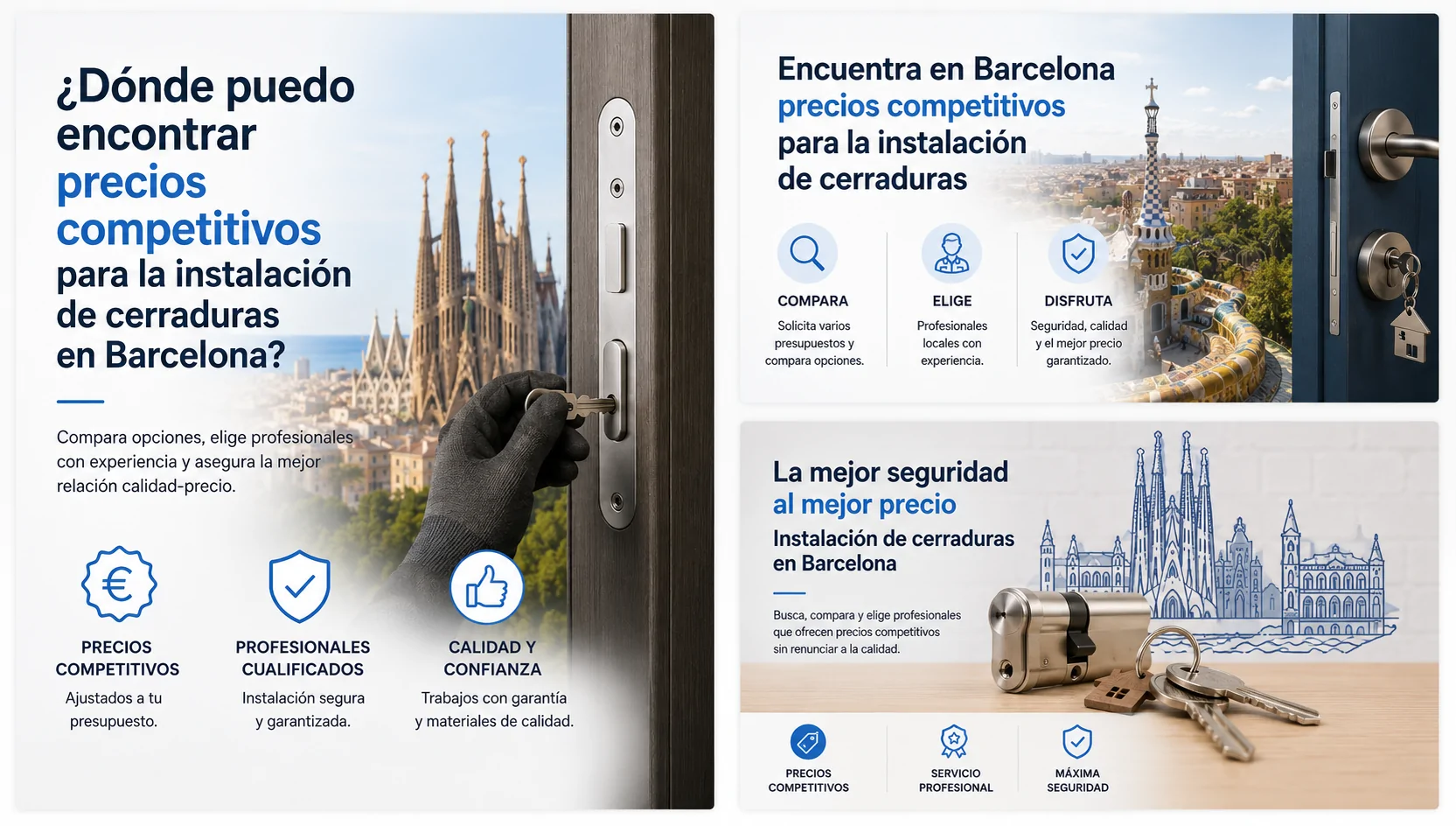 Donde puedo encontrar precios competitivos para la instalacion de cerraduras Barcelona - &iquest;D&oacute;nde puedo encontrar precios competitivos para la instalaci&oacute;n de cerraduras en Barcelona?